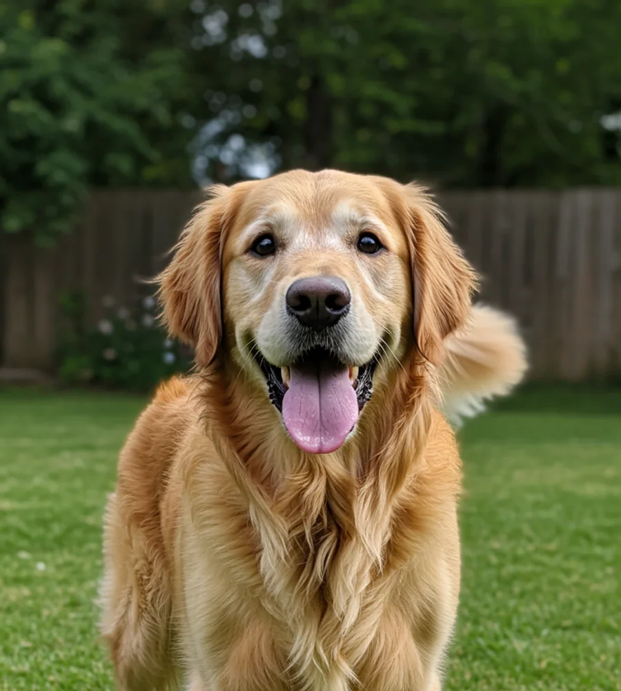 A relaxed dog at home with its daily Little Legs routine